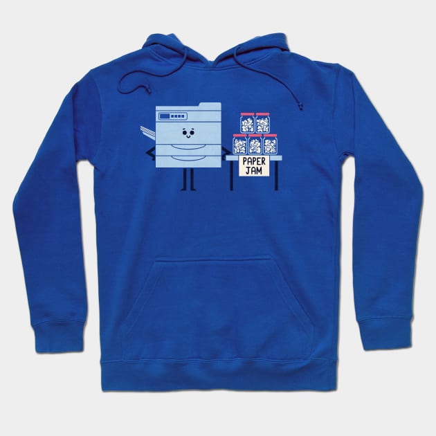 Paper Jam Hoodie by HandsOffMyDinosaur